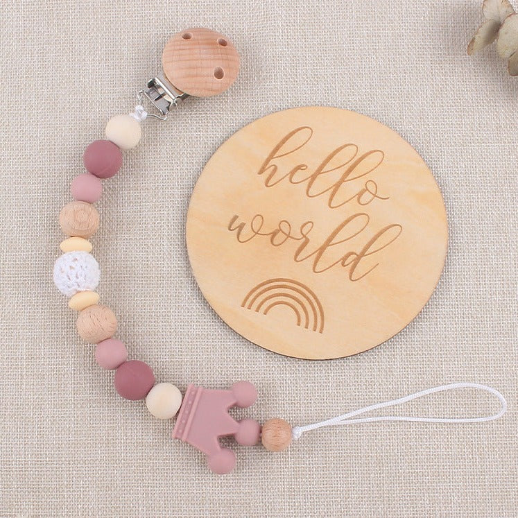 baby chain pacifier clip holder