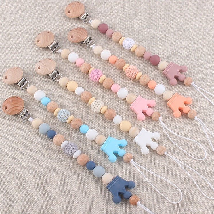 baby chain pacifier clip holder