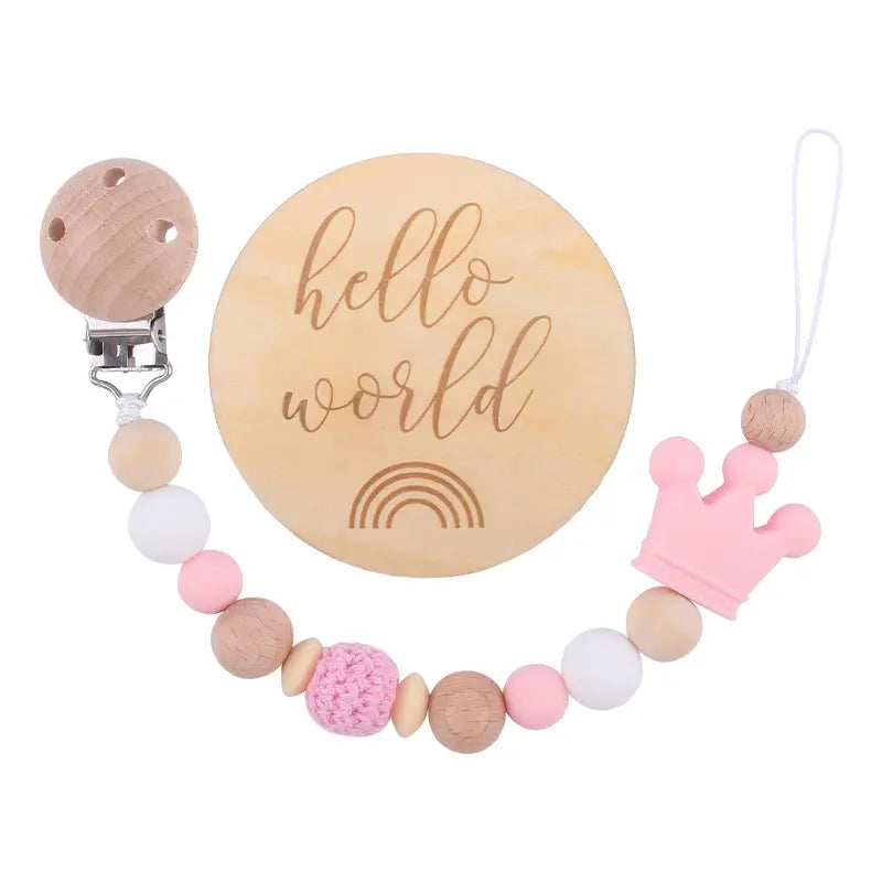 baby chain pacifier clip holder