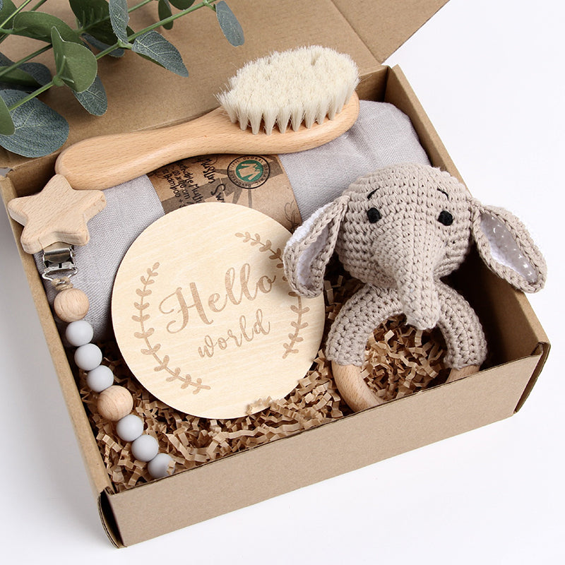 Newborn Gift Set - Elephant Gifting Set Box