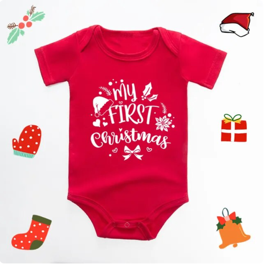 Christmas Onesie for baby ملابس عيد الميلاد - متجر الأطفال الإمارات العربية المتحدة