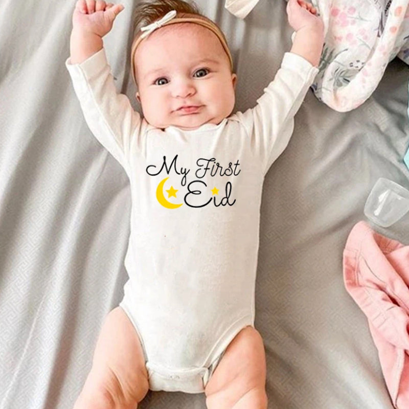 بدلة العيد الأولى للأطفال My First Eid Baby Onesie