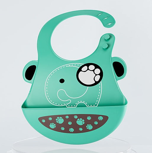 100% BPA-free Baby Animal Silicone Bibs