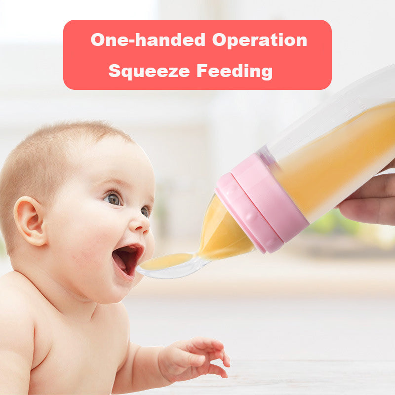 Baby Bottle Feeder Dropper Silicone Spoon