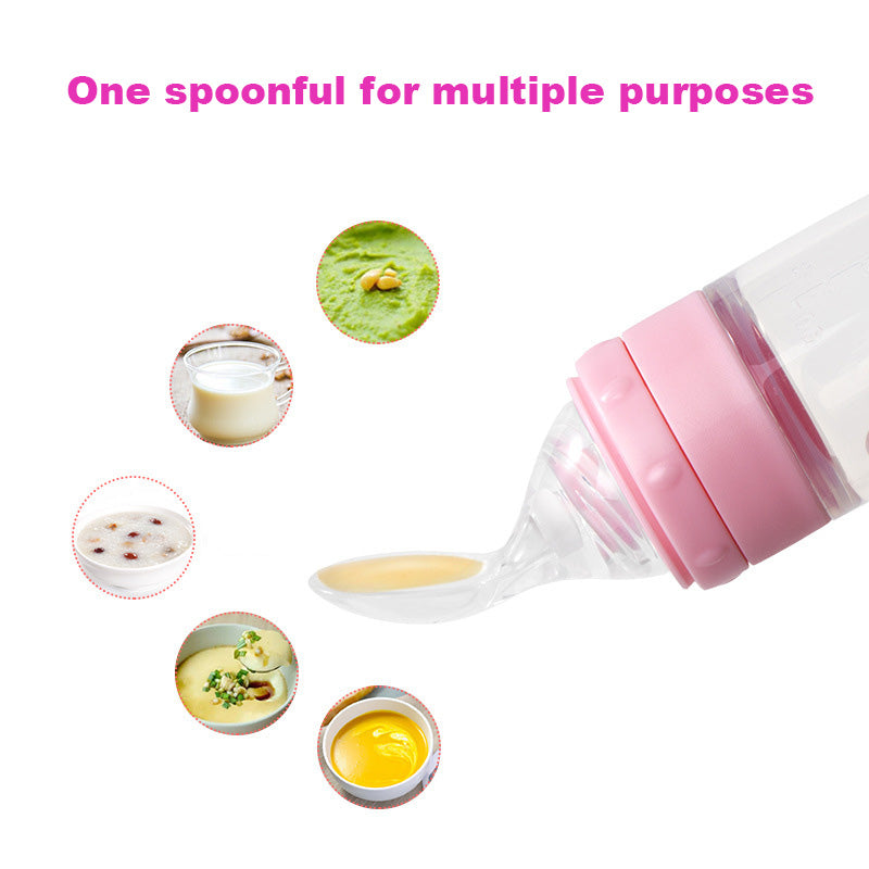 Baby Bottle Feeder Dropper Silicone Spoon