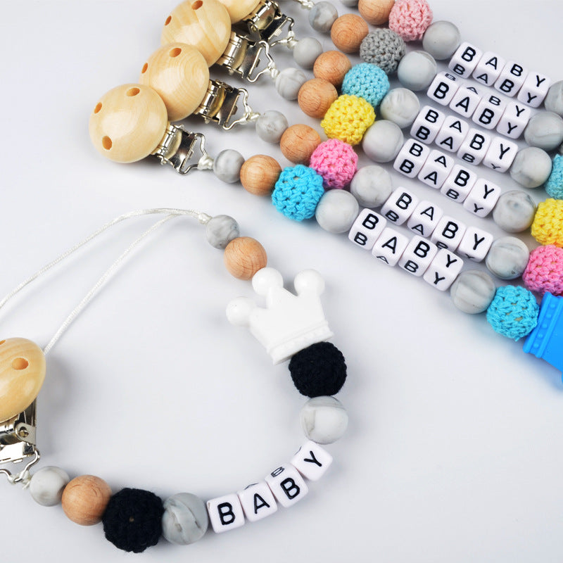 Baby Chain Pacifier Clip Holder