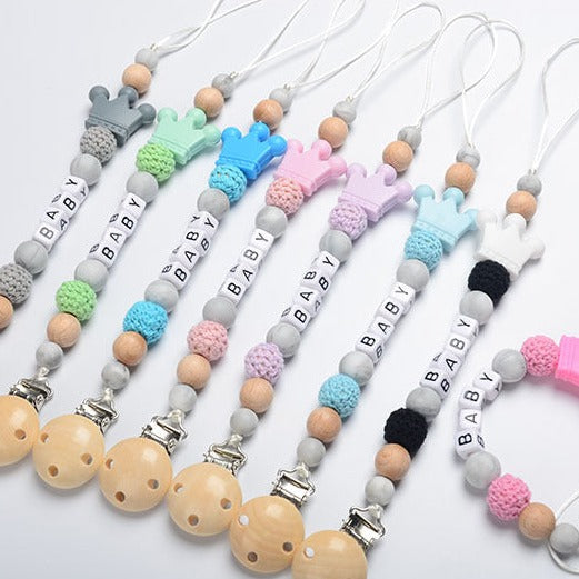 Baby Chain Pacifier Clip Holder