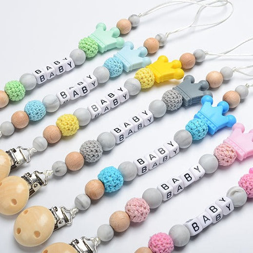 Baby Chain Pacifier Clip Holder