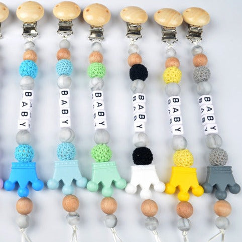 Baby Chain Pacifier Clip Holder