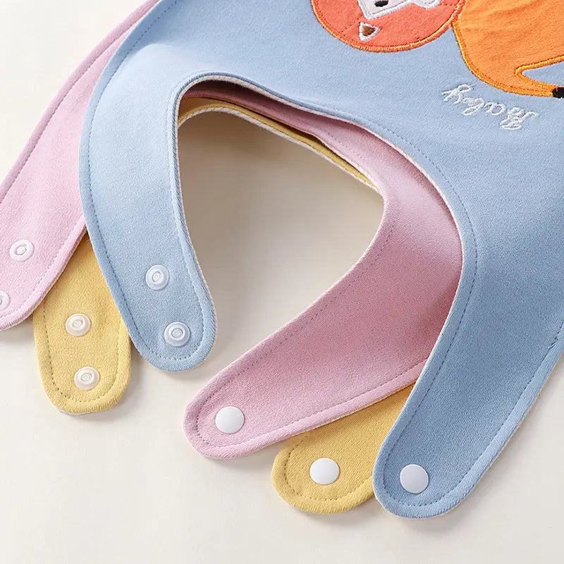 stylish baby cotton waterproof bibs - gift for babies