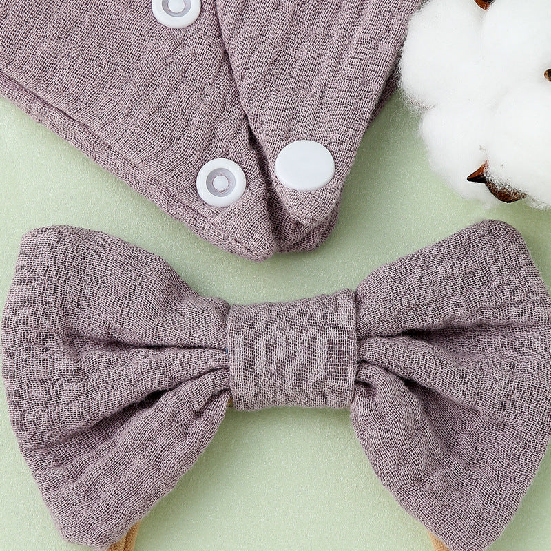 100% Organic Baby Scarf and Bow