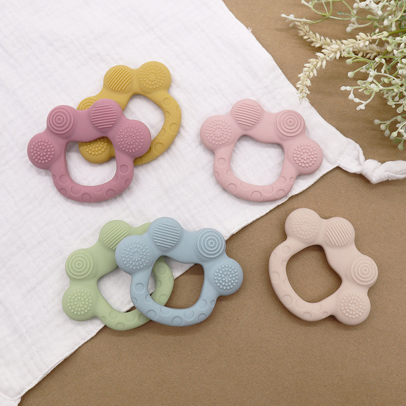 Baby Silicone 5 texture Teether Dubai Online baby shop uae babyshop baby store - best essential Baby necessities - teething baby medical teethers عضاضة سيليكون للأطفال ذات 5 ملمس في دبي اون لاين متجر الأطفال في الإمارات متجر بيبي شوب متجر الأطفال - أفضل مستلزمات الطفل الأساسية - عضاضة طبية للأطفال في مرحلة التسنين