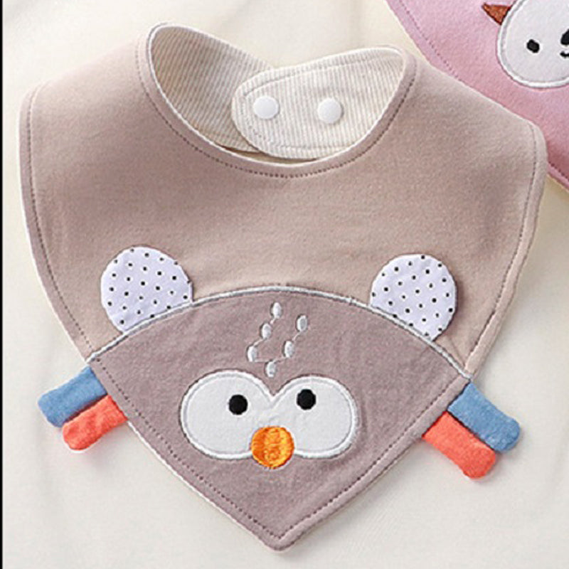 Owl stylish baby cotton waterproof bibs - gift for babies