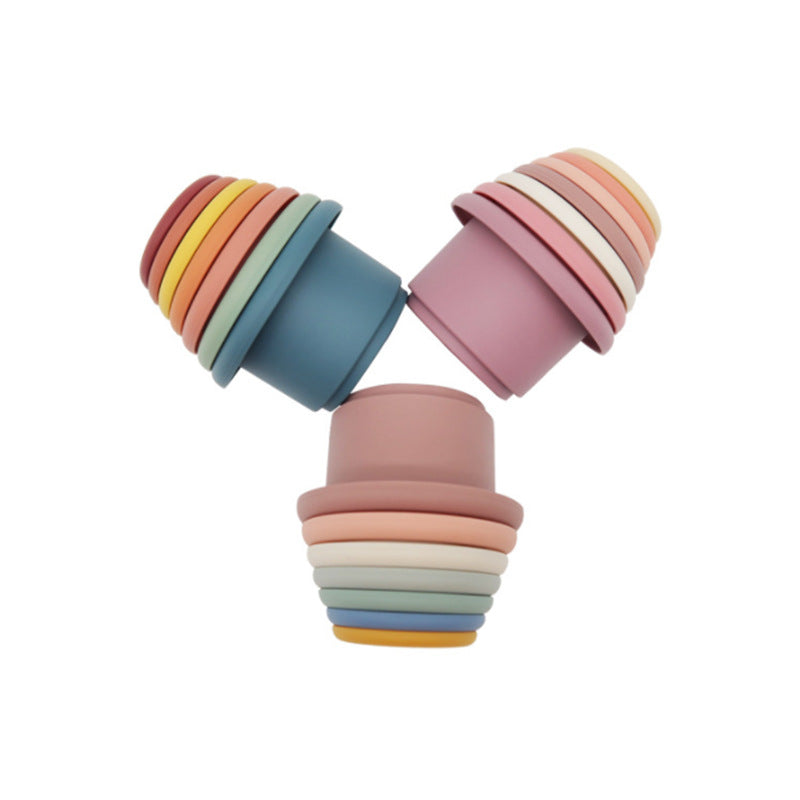 Silicone Stacking & Nesting Cups Toy Dubai Online baby shop uae babyshop baby store - best gift for Babies لعبة أكواب التراص والتعشيش المصنوعة من السيليكون في دبي أون لاين متجر الأطفال في الإمارات محل بيبي شوب بيبي شوب - أفضل هدية للأطفال