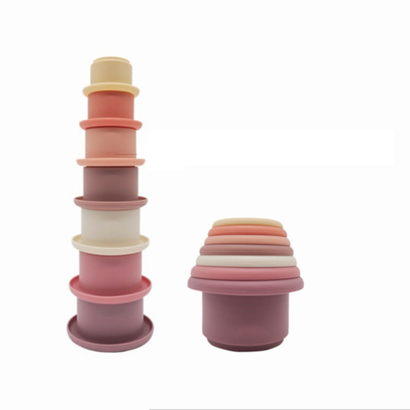 Silicone Stacking & Nesting Cups Toy Dubai Online baby shop uae babyshop baby store - best gift for Babies لعبة أكواب التراص والتعشيش المصنوعة من السيليكون في دبي أون لاين متجر الأطفال في الإمارات محل بيبي شوب بيبي شوب - أفضل هدية للأطفال