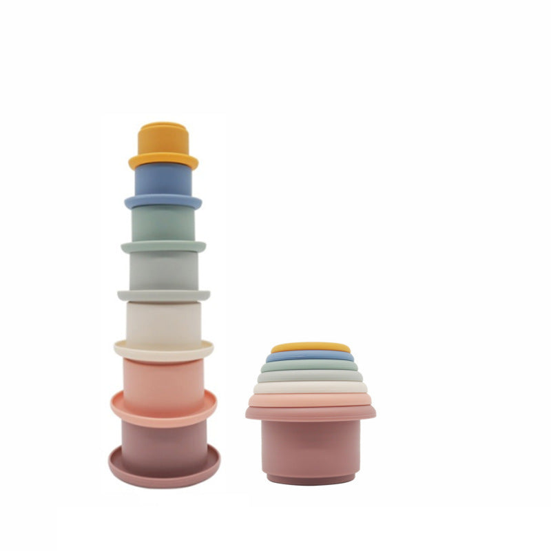 Silicone Stacking & Nesting Cups Toy Dubai Online baby shop uae babyshop baby store - best gift for Babies لعبة أكواب التراص والتعشيش المصنوعة من السيليكون في دبي أون لاين متجر الأطفال في الإمارات محل بيبي شوب بيبي شوب - أفضل هدية للأطفال