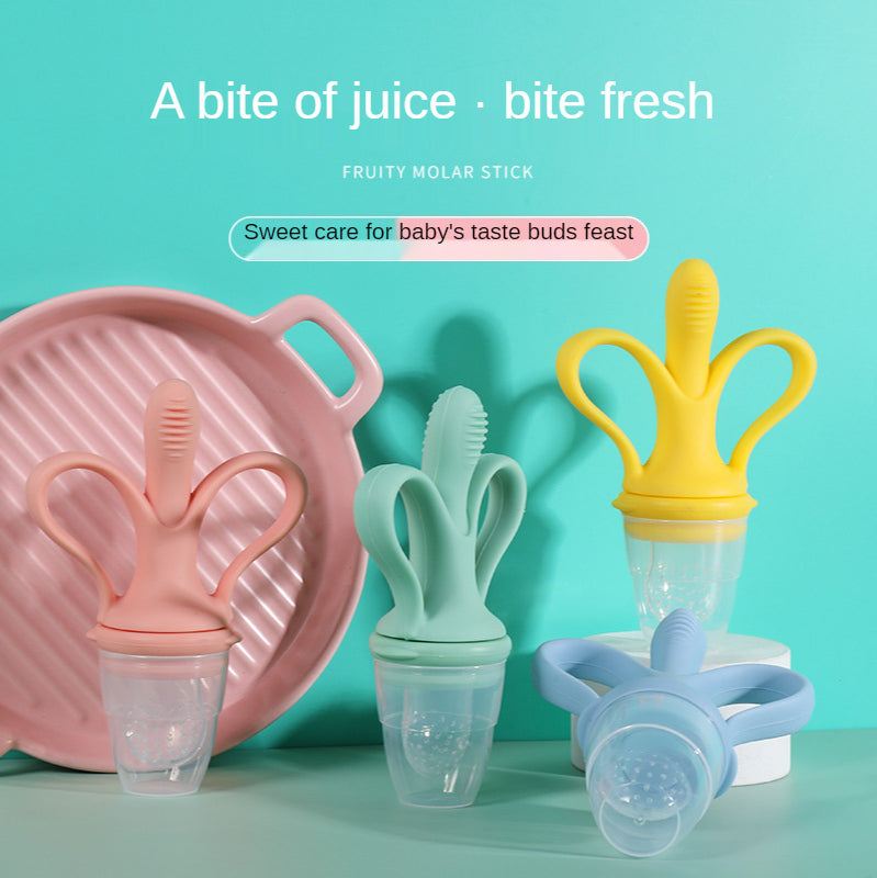 Fruits Silicon Baby Teether/Feeder