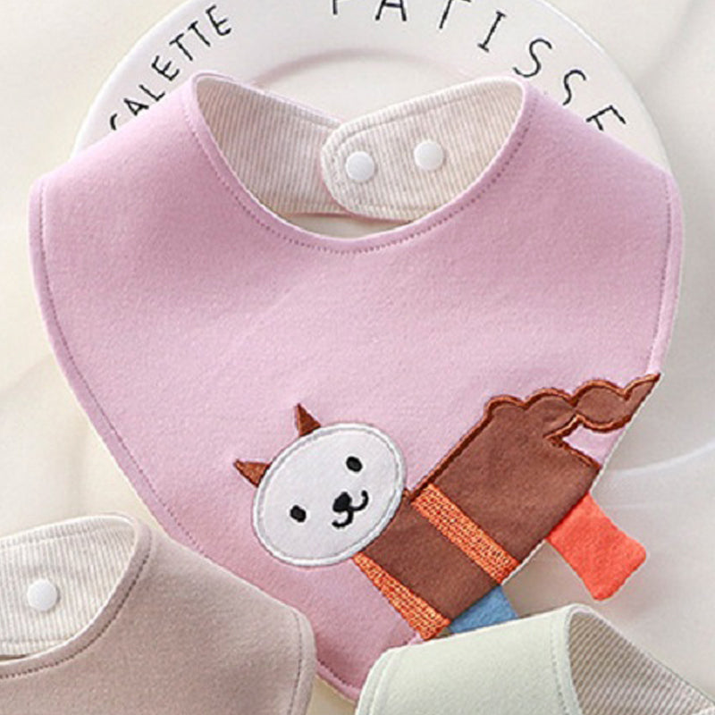 stylish baby cotton waterproof bibs - gift for babies