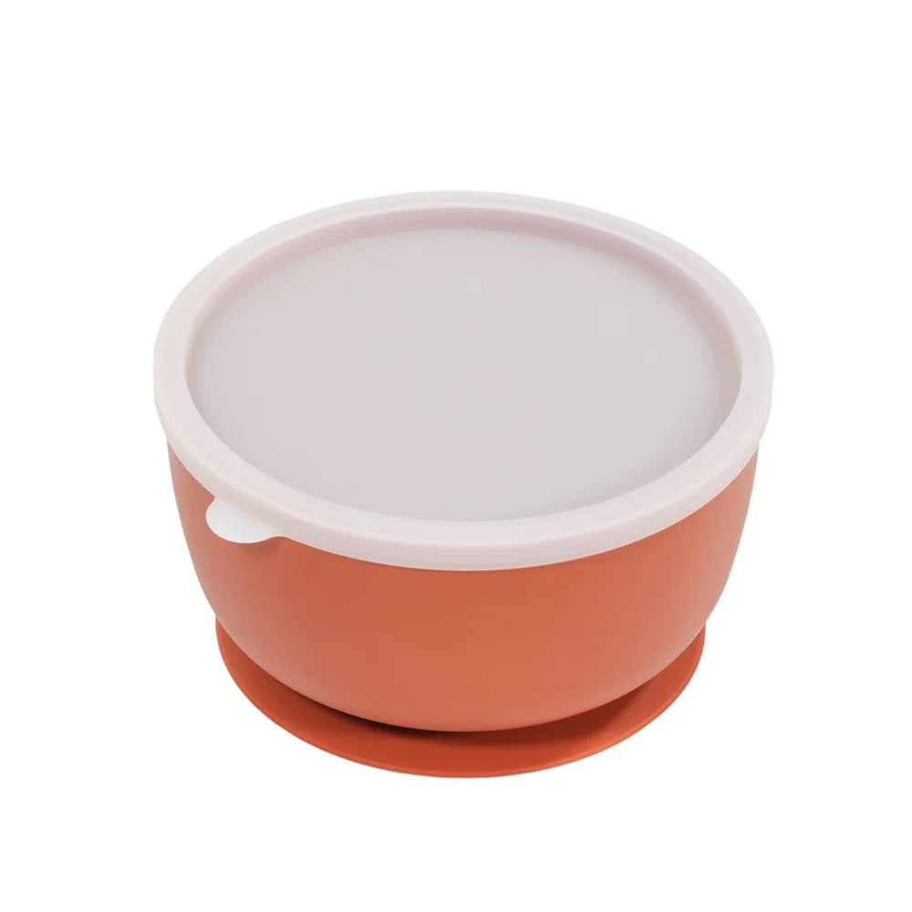 Travel Silicone Bowl with Lid - Perfect for On-the-Go Meals!